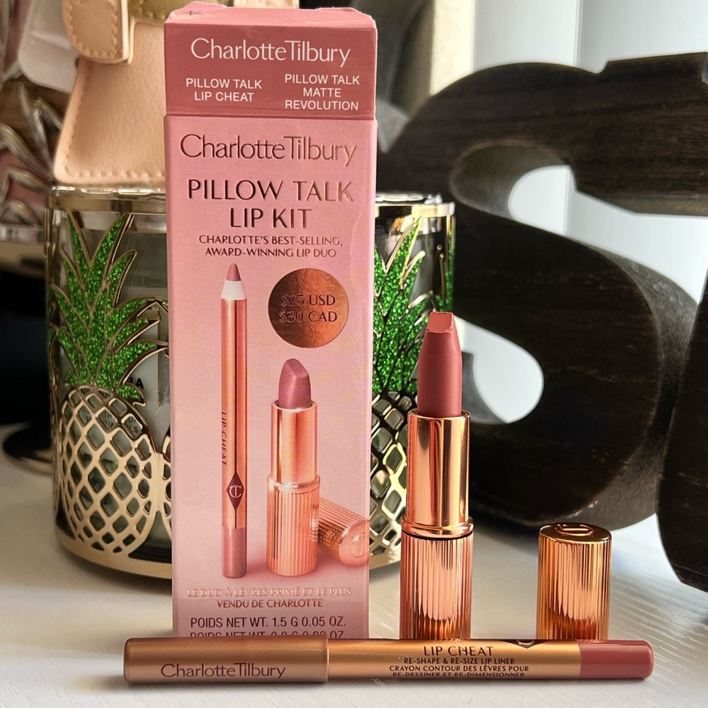 Charlotte Tilbury Mini Lip Kit 🦋 Pillow Talk